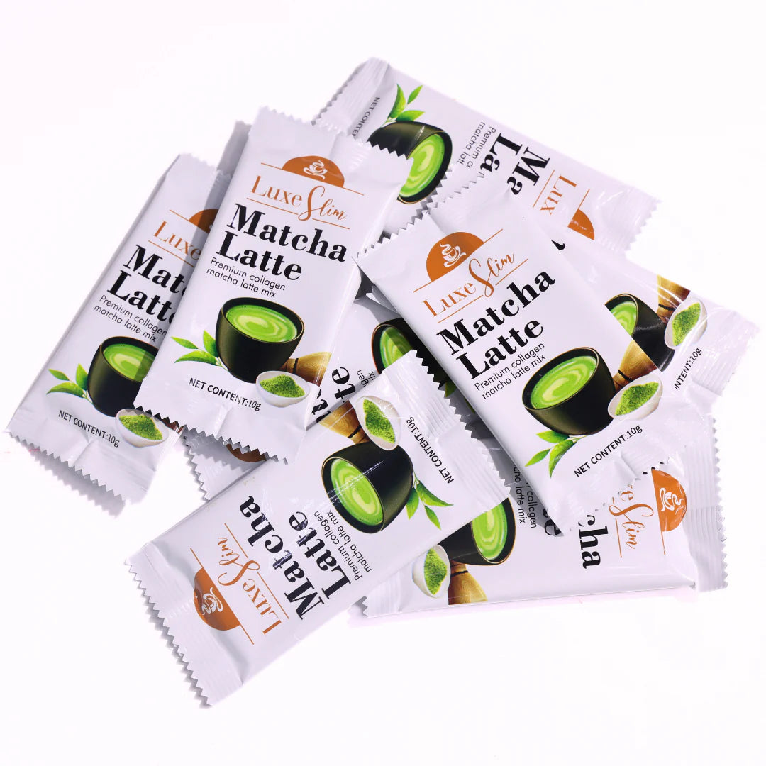 MATCHA GREEN TEA PREMIUM COLLAGEN LATTE POWDER MIX