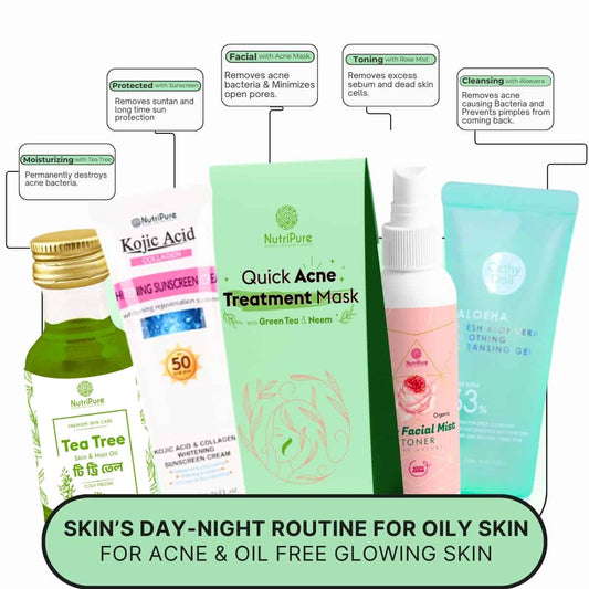 Skinâs Day-Night Routine for Oily Skin Benifits