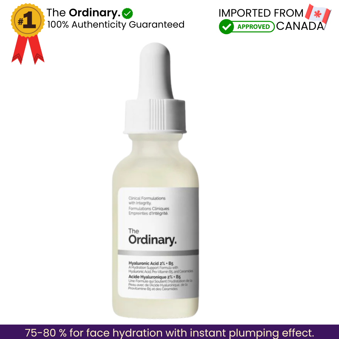Image of The Ordinary Hyaluronic Acid 2% + B5 Hydrating Serum - 30ml The Ordinary Hyaluronic Acid 2% + B5 Hydrating Serum - 30ml