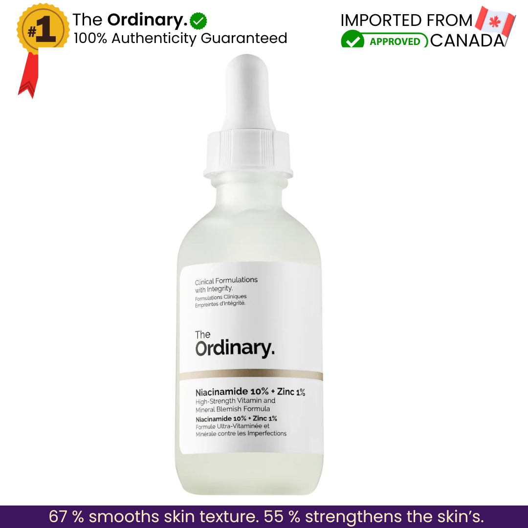 The Ordinary Niacinamide 10% & Zinc 1% Oil Control Serum - 60ml .
