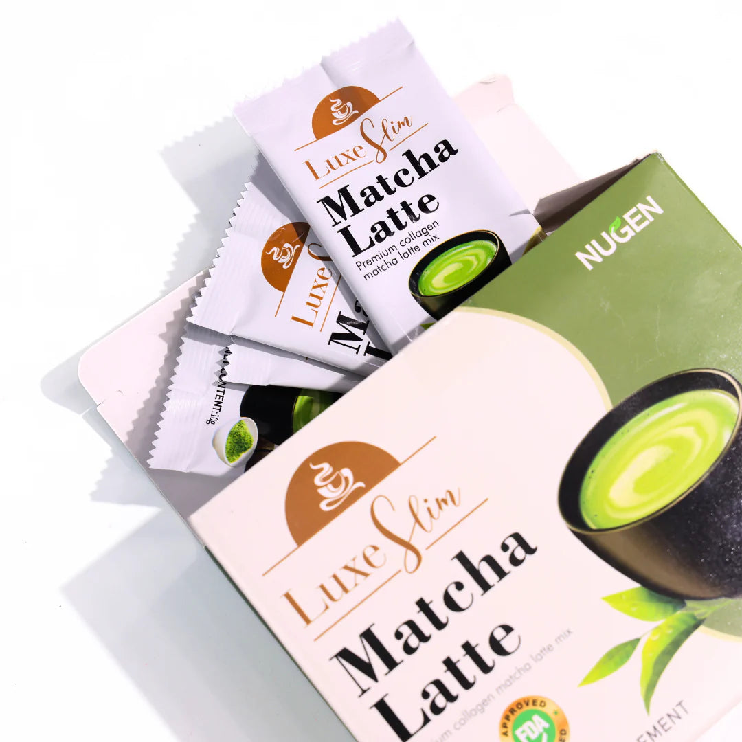 MATCHA GREEN TEA PREMIUM COLLAGEN LATTE POWDER MIX