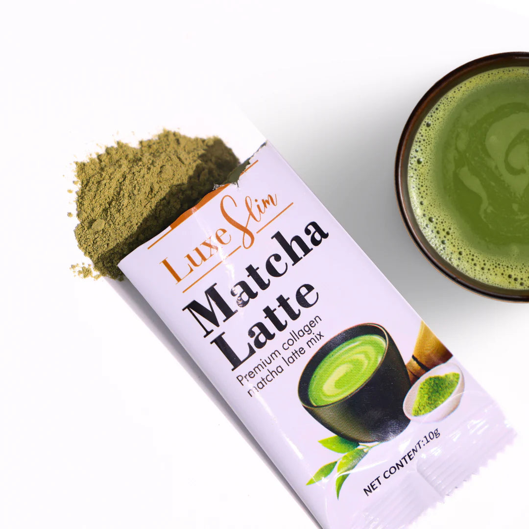 MATCHA GREEN TEA PREMIUM COLLAGEN LATTE POWDER MIX