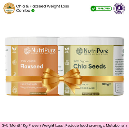 Chia Seeds 100gm: Weight Loss Management | Rich in Omega-3 Fatty acids Non-GMO and Fiber My Store