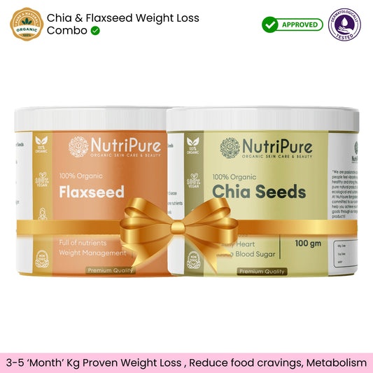 Chia Seeds 100gm: Weight Loss Management | Rich in Omega-3 Fatty acids Non-GMO and Fiber My Store