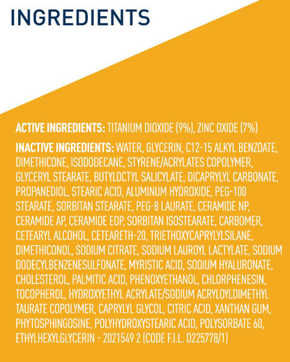 CeraVe Hydrating Mineral Face Sunscreen SPF 50