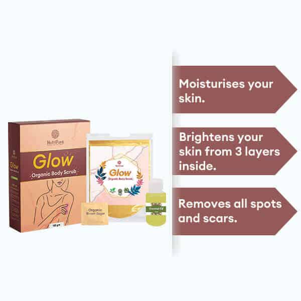 Glow Organinc Body scrub Benifits