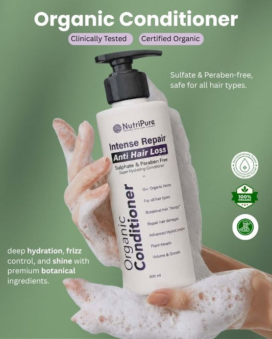 Organic Conditioner For Hair Loss & Damages Intense Repair | 300 ML