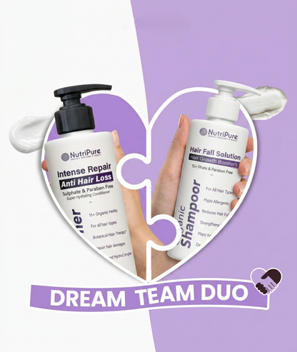 Organic Shampoo & Conditioner Combo। Complete Hair Fall Care & Hair Repair Solution