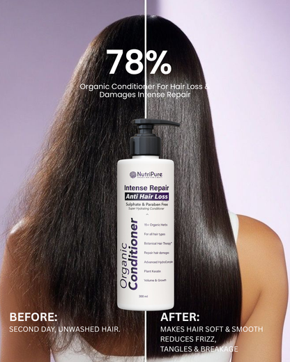 Organic Conditioner For Hair Loss & Damages Intense Repair | 300 ML
