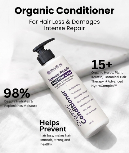 Organic Conditioner For Hair Loss & Damages Intense Repair | 300 ML