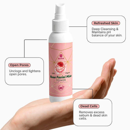 Rose Facial Mist Toner Benifits