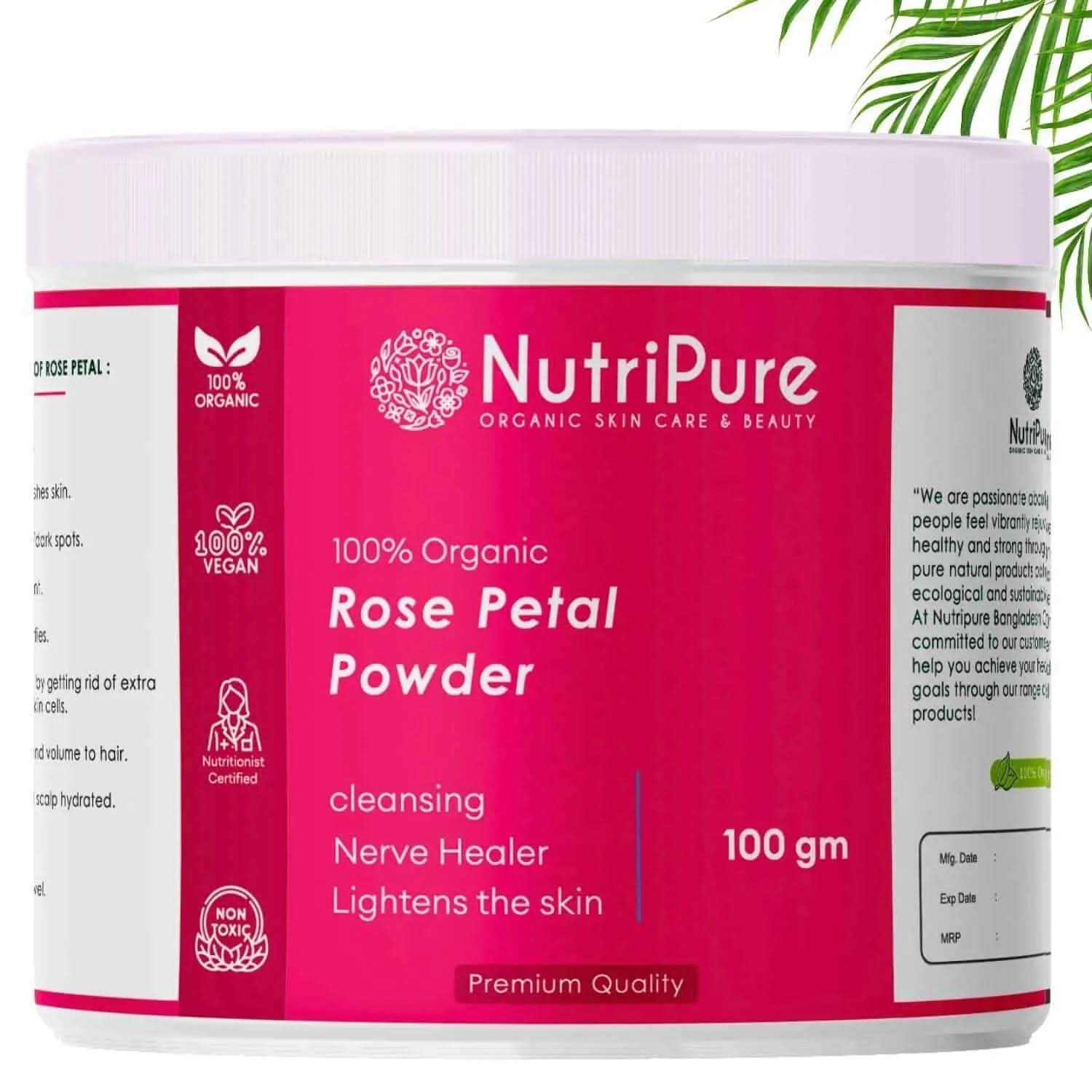Rose Petal Powder – Nutripure