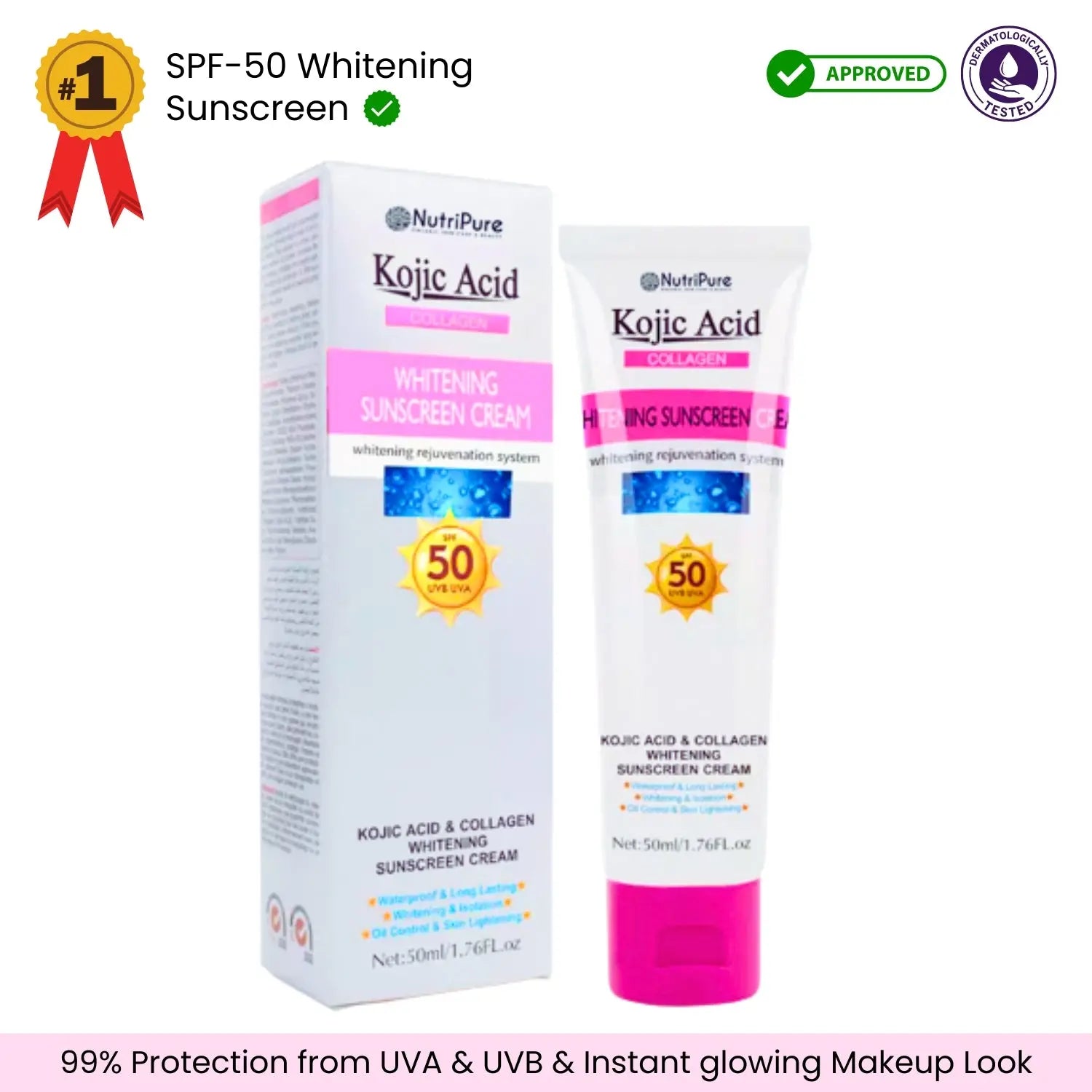 Nurtripure Collagen Whitening Sunscreen My Store