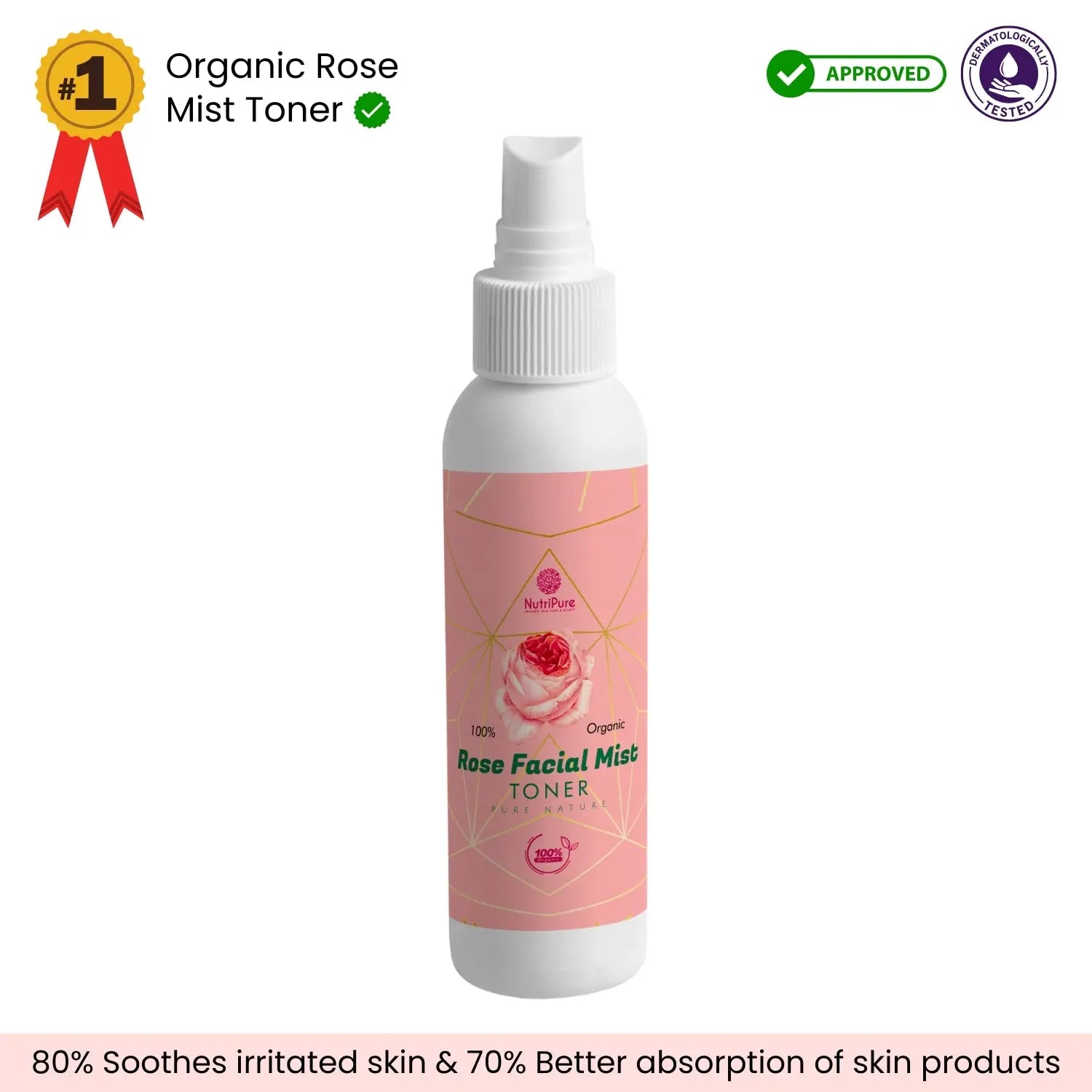 Organic Rose Mist Toner Nutripure